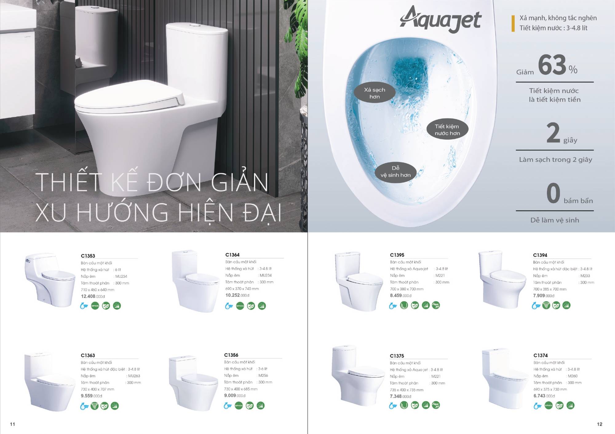 Catalogue và Bảng giá Thiết bị vệ sinh CAESAR mới nhất T7 2024 /Page 7